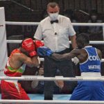 El boxeador Yuberjen Martínez clasificó a los cuartos de final del peso mosca, masculino, en los Juegos Olímpicos Tokio 2020