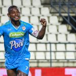 Pablo Rojas de Jaguares celebra después de anotar el segundo gol de su equipo durante el partido por la fecha 3 Liga BetPlay DIMAYOR II 2021 entre Jaguares de Córdoba F.C. Atlético Huila jugado en el estadio Jaraguay de la ciudad de Montería.Foto: VizzorImage / Andres Felipe Lopez / Cont