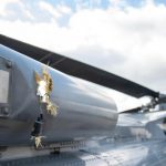 Helicóptero en que viajaba el presidente de Colombia, Iván Duque