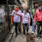 Alcaldesa López supervisa trabajo de embellecimiento del Centro de Bogotá