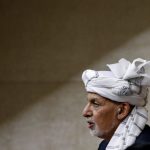 El presidente afgano, Ashraf Ghani, habla ante el Parlamento, en Kabul, Agosto 2, 2021. REUTERS/Stringer