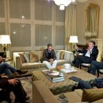 Presidente Reunido con los negociadores de Paz del Gobierno