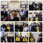 Mariana Pajón, Lorena Arenas, Carlos Ramírez, Luis Javier Mosquera y Anthony Zambrano fueron condecorados con la orden del Congreso de la República en grado de Caballero.