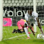Mender García de Once Caldas, celebra el autogol de Alianza Petrolera, durante partido de la fecha 11 entre Once Caldas y Alianza Petrolera, por la Liga BetPlay DIMAYOR II 2021, jugado en el estadio Palogrande de la ciudad de Manizales. Foto: VizzorImage / JJ Bonilla / Cont.