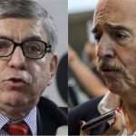 Expresidentes César Gaviria y  Andrés Pastrana