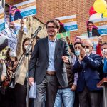 Alejandro Gaviria en campaña por la Presidencia de la República