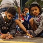 Menores de edad rescatados de las calles