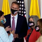 La Vicepresidenta y Canciller Martha Lucia Ramírez  se reunio Con la senadora Joni Ernst  y los representantes Randy Feenstra y Lisa McClain,