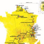 Mapa del recorrido del Tour de Francia 2022