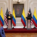 Declaración conjunta entre el presidente, Iván Duque, y el secretario de Estados Unidos, Antony Blinken .Foto Presidencia