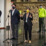 La alcaldesa de Bogotá, informa sobre la captura de la narco-banda Camilo Cortesía Alcaldía de Bogotá