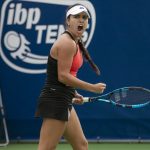 Camila Osorio se clasificó brillantemente este sábado para la final del torneo de tenis femenino de Tenerife. Cortesía: Marta Magni Images / MEF Tennis Events.