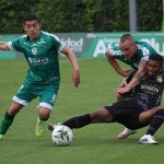 BOGOTÁ- COLOMBIA, 27-10-2021:La Equidad y Aguilas Doradas en partido por la fecha 16 como parte de la Liga BetPlay DIMAYOR II 2021 jugado en el estadio Metropolitano de Techo de la ciudad de Bogotá. / La Equidad and Agulas Doradas in match for the date 16 as part of the BetPlay DIMAYOR League II 2021 played at Metropolitano de Techo stadium in Bogota city. Photo: VizzorImage / Felipe Caicedo / Staff
