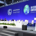 El primer ministro palestino, Mohammad Shtayyeh, pronuncia un discurso durante la Cumbre de Líderes Mundiales de la 26 Conferencia de las Naciones Unidas sobre el Cambio Climático COP26 en Glasgow, Escocia, Primer Foto Ministerio Palestino - HANDOUT- AGENCIA ANADOLU)