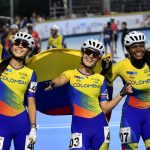 Mariana Chaparro, María Camila Vargas y Kollin Castro vuelven a subir a lo más alto del podio al ganar los relevos juveniles damas
