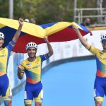 En relevos sénior varones, el oro fue para Colombia con Pedro Causil, Óscar Cobo y Andrés Mauricio Jiménez