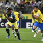 Brasil -Colombia por las Eliminatorias Suramericanas a Qatar 2022. Foto FCF