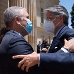 Los presidentes de Ecuador, Guillermo Lasso, y de Colombia, Iván Duque, se reunirán este próximo domingo .Foto Presidencia