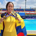 En cada brazada, Karen Durango demuestra su dedicación, concentración y entrega, fortalezas que la llevaron a ganar dos medallas para Colombia