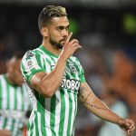 Andrés Andrade de Nacional celebra después de anotar el segundo gol de su equipo partido por la fecha 25, cuadrangulares semifinales, de la Liga BetPlay DIMAYOR II 2021 entre Atlético Nacional y Deportivo Pereira jugado en el estadio Atanasio Girardot de la ciudad de Medellín. Foto: VizzorImage / Luis Benavides / Cont