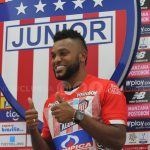 Miguel Borja en Barranquilla para jugar con el Junior 2022 -Foto cortesía del Junior