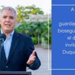A trabajar unidos por Colombia y seguir guardando las medidas de bioseguridad y cumpliendo el deber de vacunarse, invita el Presidente Iván Duque en su mensaje de Año Nuevo a los colombianos