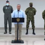 El Presidente Iván Duque, el ministro de Defensa Diego Molano y la Cúpula Militar y de Policía realizaron una reunión estratégica de seguridad con proyección al 2022. Foto: David Romo/Presidencia de la República.