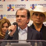 Óscar Iván Zuluaga, candidato presidencial del partido Centro Democrático