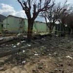 Así quedaron las instalaciones del ICA tras el carro bomba en Saravena.
