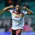 Andrés Ibarguen del Tolima celebra después de anotar el primer gol de su equipo durante el partido entre Deportivo Cali y Deportes Tolima por la fecha 2 de la Liga BetPlay DIMAYOR I 2022 jugado en el estadio Deportivo Cali de la ciudad de Palmira. Fotos: VizzorImage / Nelson Ríos / Cont.