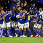 Millonarios F. C. y Unión Magdalena durante partido de la fecha 5 por la Liga BetPlay DIMAYOR I 2022 jugado en el estadio Nemesio Camacho El Campin de la ciudad de Bogotá. Foto VizzorImage / Luis Ramirez / Staff.