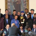 Presidente Iván Duque recibió en la Casa de Nariño al equipo de béisbol, Caimanes de Barranquilla. Los Caimanes Prensa
