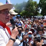 Gustavo Petro en Guapi, en Cauca,