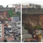 Deslizamiento de tierra en Manizales