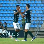 Unión Magdalena   y Deportivo Cali por la fecha 9 como parte de la Liga BetPlay DIMAYOR I 2022 jugado en el estadio Sierra Nevada de la ciudad de Santa Marta. Foto: VizzorImage / Gustavo Pacheco / Contribuidor