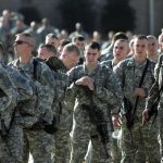 Soldados estadounidenses en Fort Bragg.