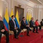 Directores y representantes de diversos partidos y movimientos políticos firmaron el ‘Pacto por la vida, una cultura política pacífica, por la democracia y la no violencia en las elecciones y en el ejercicio político’,Cortesía Prensa Casa de Nariño
