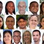 Tarjetones de candidatos para curules de paz