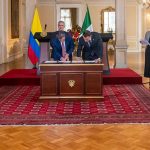 Colombia e Irlanda firman entendimientos en cooperación policial y seguridad.Foto Presidencia