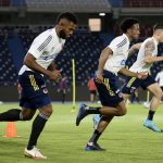 Selección Colombia Masculina de Mayores entrenó en el Metropolitano.Foto FCF