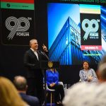 La economía colombiana este año crecerá por encima del 5,8 %, lo que demuestra que la reactivación llegó, va adelante y busca la integración de todos los segmentos empresariales", aseguró Duque a empresarios reunidos durante la Macrorrueda 90 de ProColombia.
