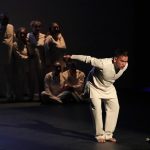 Actores presentan la obra "Victus" durante la inauguración de la XVII edición del Festival Iberoamericano de Teatro de Bogotá (FITB), Bogotá (Colombia).EFE/ Carlos Ortega