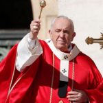 El Papa francisco en la Misa de Ramos