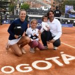 La alemana Tatjana Maria celebra en familia al ganar la Copa colsanitas 2022
