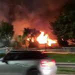 Incendio en la sede del consulado de Venezuela en Bogotá