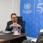 Jefe de la Misión de Verificación de las Naciones Unidas en Colombia, Carlos Ruiz Massieu