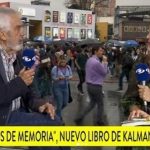 La periodista Sol Suarez de Noticias Caracol entrevista a Salomón Kalmanovitz