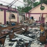 Según el CNMH, 79 personas perdieron la vida en la masacre de Bojayá el 2 de mayo de 2002. Foto Vía Bojayaunadecada.org