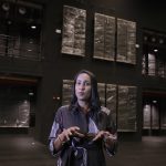 La ministra de cultura de Colombia, Angélica María Mayolo durante un recorrido por el nuevo Centro Nacional de las Artes - Teatro Colón que se inauguró en Bogotá. EFE/ Ricardo Maldonado Rozo