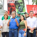 Sergio Fajardo en compañía de María Angela Holguín , Juan fernando Cristo y Juan manuel Galán en Cúcuta